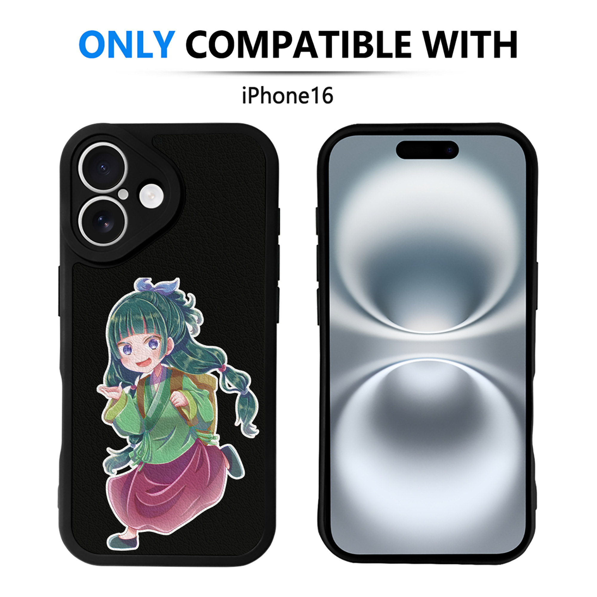 薬屋のひとりごと The Apothecary Diaries 【iPhone 16シリーズ対応】シリコンスマホケース（レザー調） 材質：シリコン